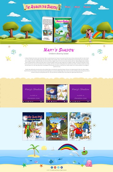 Website Design and Development: Child book website